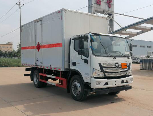 顺风智造牌SFZ5120XRQB6型易燃气体厢式运输车